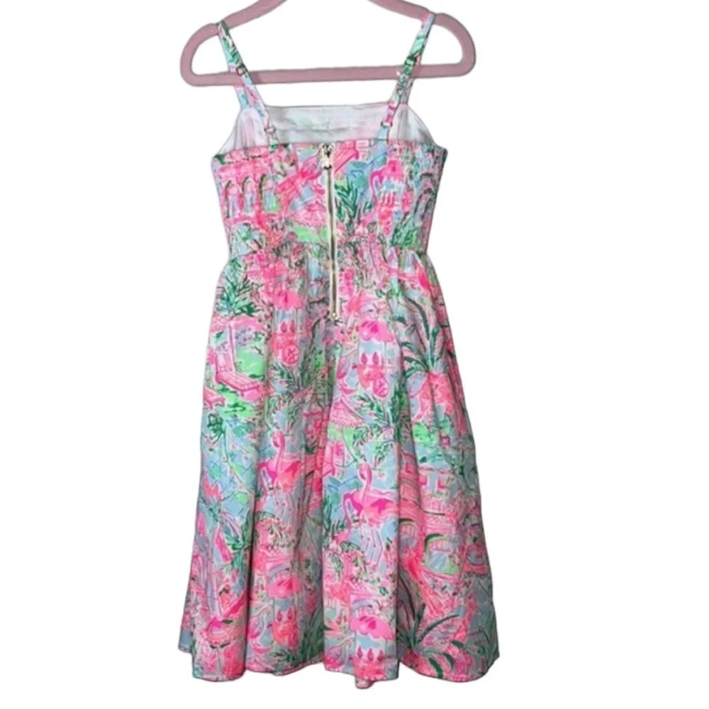 Lilly Pulitzer Bellamy Print MIDI dress size 5